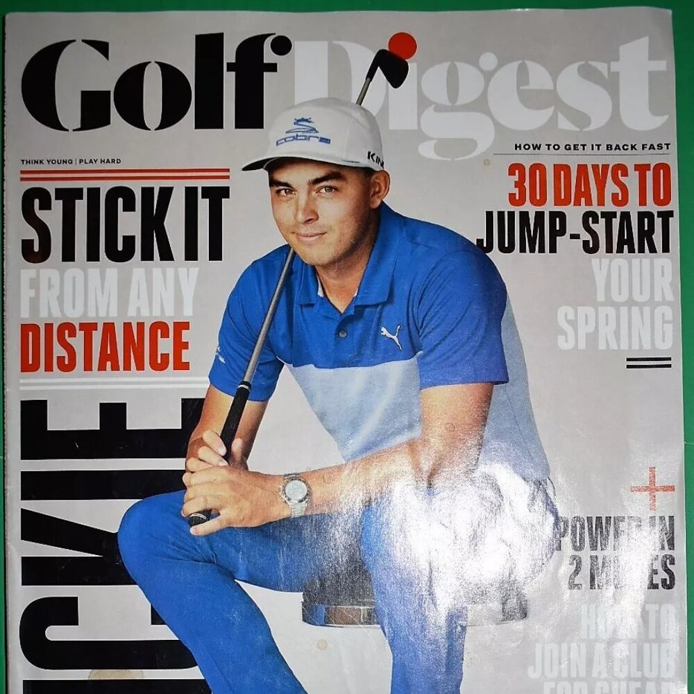 Golf Digest Magazine Masters April 2016 VOL 67 #4 &5 RICKIE FOWLER, RORY MCILROY